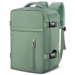 OTAHGK Cabin Bags 40×20×25 for Ryanair Underseat Carry-ons Travel Backpack Hand Luggage Bag Cabin Size 20L Flight Rucksack Casual Daypack School Office Backpack Fit 14 Inch Laptop-Green