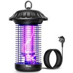 Buzbug LED Fly Zapper, 10 Years Lifespan Lamp Sustainable Less Power, 2M Power Cord, Durable Electric Fly Killer Fly Trap, High Voltage Fly Catcher, Bug Zapper, Mosquito Killer -MO008C