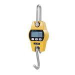 Klau Mini Crane Scale Hoist 300 kg / 600 lb Industrial Heavy Duty Digital Hanging Scales Yellow for Home Farm Factory Hunting Outdoor