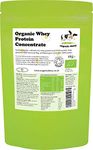 Organic Whey Protein Powder 1kg Unflavoured Grass Fed SOYA Free Pure Concentrate Gluten Free Low Carb Vegetarian 1000g