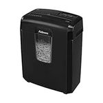 Fellowes Paper Shredder for Home Office Use - 8 Sheet Cross Cut Shredder for Home and Personal Use - Deskside Shredder with 14 Litre Bin and Safety Lock - Powershred 8C - High Security P4 - Black