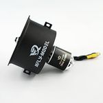 XFLY-MODEL 64mm 12 Blades EDF Ducted Fan with 4S 2840-KV3200 Brushless Outrunner Motor Model Jet Aircraft