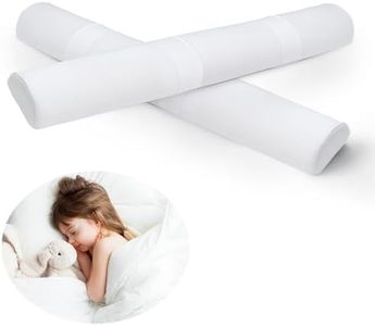 Tebery Set of 2 Bed Rail Pads, Kids Bed Bumper with Waterproof Cover, Bed Guard Rail with Non-Slip Bottom, Foam Bed Pad for Kids, Adults and Seniors