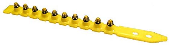 0.27 Caliber Yellow Shot Strip Loads, Power Fasteners Actuated Powder Loads (100-Count)