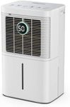 HOGARLABS 1500 Sq Ft 25 Pint Dehumidifier for Home Basements Bathroom Bedroom | Dehumidifiers with Drain Hose for Medium to Large Room.