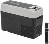 Alpicool KCF15 15L Compressor Car Refrigerator Portable Freezer for Cars, Trucks, Compact Camping Fridge 12/24V DC Cool Box for Travel, Road Trips, Food & Drinks, Lightweight Design