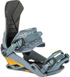 Nitro Men's Team '24 All Mountain Freestyle Freeride Binding Snowboard Binding, Gunmetal, L