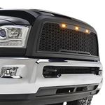 Paramount Automotive Matte Black ABS LED Impulse Mesh Packaged Grille 41-0176MB 13-18 Dodge Ram 2500/3500