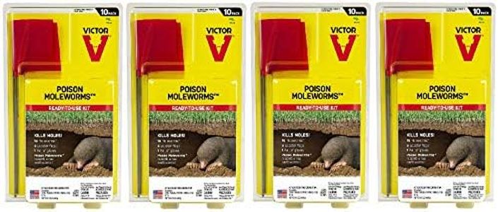 Victor M6009 Poison Moleworms, Yellow - Fоur Расk