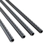 4pcs Carbon Fiber Tube 8mmx6mmx350mm 3K roll Wrapped Twill Matte Finish