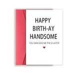 VvOoOvV Naughty Birthday Card for H