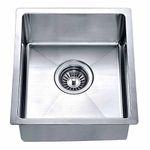 Dawn BS121307 Undermount Single Bowl Bar Sink, Polished Satin