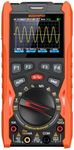 Handheld Oscilloscope Multimeter Waveform Generator 12MHz Bandwidth 50MSa/s Sampling Rate USB Lab Oscilloscopes Portable 3 in 1 Automotive Digital Oscilloscope with Signal Generator Kit