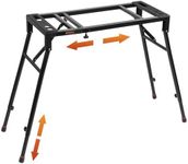 STRICH Collapsible Piano Keyboard Stand - Adjustable and Portable Heavy Duty Music Stand - Fits 54/61/88 Key Electric Digital Pianos - Sturdy Musical Keyboard Table