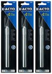 3-Pack Bundle - X-Acto Precision Knife #2 - No Safety Caps