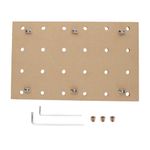 Risveglio for CNC Router Spoil Board 300x180x12mm 3018 Machines, MDF with Measurement Grid and Flexible Clamp Layout