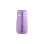 Dubblin Mini Premium Stainless Steel Double Wall Vacuum Insulated BPA Free Water Bottle, Sports Thermos Flask Keeps Hot 6 Hours, Cold 12 Hours (Violet 260 ML)