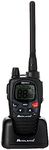 Midland G9 Pro, Two Way Radio Walkie Talkie, Dual Band 36 PMR446 Channels and 69 LPD, license free, 4 Rechargeable AA 1800mAh Batteries, Belt Clip, UKCA Certified, UK Plug, Black