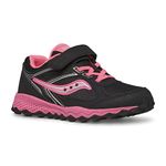 Saucony Kids Girls Cohesion Tr14 A/C Trail Running Shoe, 5 M US Black/Pink