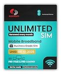 EE 5G Unlimited Sim Card - Preloaded each month from now until 8th OCTOBER 2025 - No Contract & One-off payment - Business Grade Data - Perfect for Wifi Routers, Tablets & Phones. (Data Only)