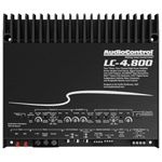 AudioControl LC-4.800 800W RMS 4-Channel DSP Matrix Car Amplifier with AccuBASS – High-Power Full-Range & Subwoofer Performance, Low-Distortion Premium Audio Upgrade