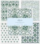 ELYN Swedish Dishcloths, Reusable & Washable Sponge Cloths, Absorbent Cleaning Paper Towels for Kitchen, Dishes, Counters and More, 5 Pack, Assorted Bohemian Patterns