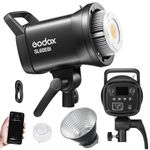 Godox SL60IIBi Portable Studio LED Video Light 75W Photography Fill Light 2800K-6500K Built-in 11 FX Lighting Effects Bowens Mount APP/2.4G Wireless/On-Board Control for Home Studio