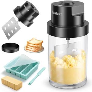 Ruudext Electric Butter Churner, One-Touch Butter Maker with Non-Slip Ring