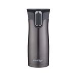 Contigo West Loop 2.0 Stainless Steel Travel Mug with Spill-Proof Lid, Vacuum-Insulated Reusable Cup for Coffee and Tea, Gun Metal, 20 oz (591 mL)