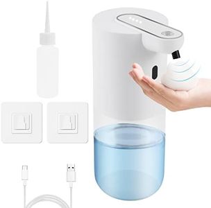 Dispenser Sapone Automatico Schiuma, Comius Sharp Dispenser Sapone Bagno Con Sensore A Infrarossi, 400 ml Montaggio A Parete, Livello di Impermeabilità IPX5, Adatto per Cucine Bagni Ufficio Hotel