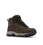 Columbia Mens Newton Ridge Plus II Waterproof Hiking Boot, Cordovan/Squash, 9