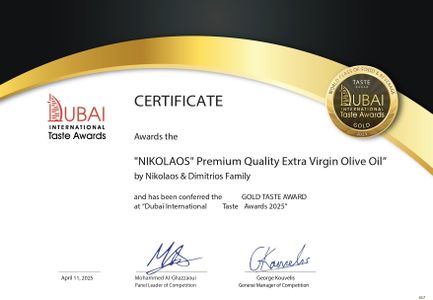 NIKOLAOS Extra Virgin Olive Oil, 3L – Cold Pressed Greek Olive Oil