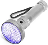 ALLINCOZY 100 LED UV Flashlight Blue Light, Portable Ultraviolet Torch for Pet Urine Detection, Stains, Scorpions, and Bed Bugs – High Power UV Lamp (Batteries Not Included)