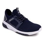 Nautica Men's Sneakers: Athletic, Comfortable, Casual Lace-Up Fashion Walking Shoes, Navy White Goodreau, 10