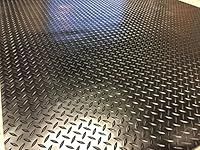 2m x 1.5m | Checker Rubber Garage Flooring Matting | 16 Sizes to Choose from on This Listing | 3mm Thick Floor Mat | A Grade | 6ft 6" x 4ft 9" | 72" x 57 Inches | 200 x 150cm