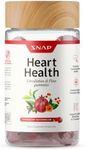 Snap Supplements Heart Health Gummies, Blood Circulation Supplements, CoQ10 Heart Health Supplements, Blood Flow Supplement, Sugar Free, 60 Gummies