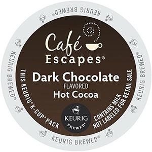 Café Escapes Hot Cocoa, Dark Chocolate, 24 Count