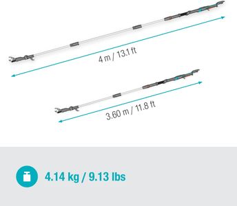 Gardena Cordless Telescopic Tree Pruner – Adjustable Pole Saw