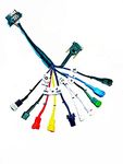 DANLITE TOOLS TECHNICIAN BS6 Bike Cable - 11 Couplers, Fastest Connectivity, Multi-Color, OBD Protocols