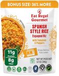 Eat Regal Spanish Rice, Ready to Eat Ancient Grains Blend, 12 oz, Pack of 8, Microwavable