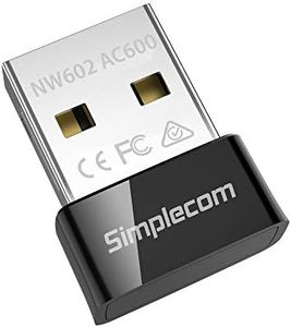 Simplecom NW602 AC600 Dual Band Nano USB WiFi Wireless Adapter