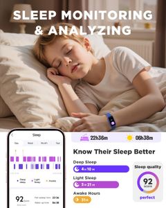 BIGGERFIVE Kids Fitness Tracker – Vigor 3, Blue