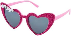 Mud Pie Girls Bead Toddler Sunglasses, Cutie, Oen Size