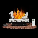 EROMMY 20 Inch Ventless Fireplace L