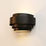 LightInTheBox Modern Wall Light, Black Indoor Wall Light Metal Wall Sconce for Home Theater, Staircase, Basement, Bedroom (1PCS)