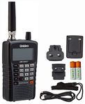 Bearcat Moonraker UBC125XLT Compatible with Uniden UBC-125XLT AM/FW Radio, UK Preprogrammed Channels (Civilian & Military Air/Marine/Ham/PMR, etc). Inc Antenna, Charger, Batteries, USB Cable, Strap