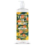 Faith In Nature 1L Natural Grapefruit & Orange Conditioner, Purifying for Oily Hair & Scalp, Vegan & Cruelty Free, No SLS, Silicones or Parabens, Family Sized