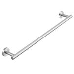 KES Towel Rail Bathroom Towel Holder, Hand Towel Holder 18/8 Stainless Steel Towel Rack Total Length 61 CM Towel Bar Brushed Finish Wall Mounted, A2000S61B-2