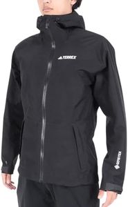 Adidas WQ872 Softshell Terex XGORE-TEX Puck Light Rain Jacket, Men's, Black, J/3XL