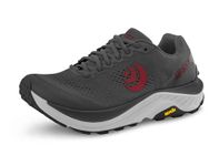 Topo Athletic Men's Topo, Ultraventure 3 Trail Running Shoe, Grey/Red, 9.5